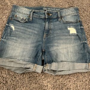 Gap Girlfriend Shorts Denim